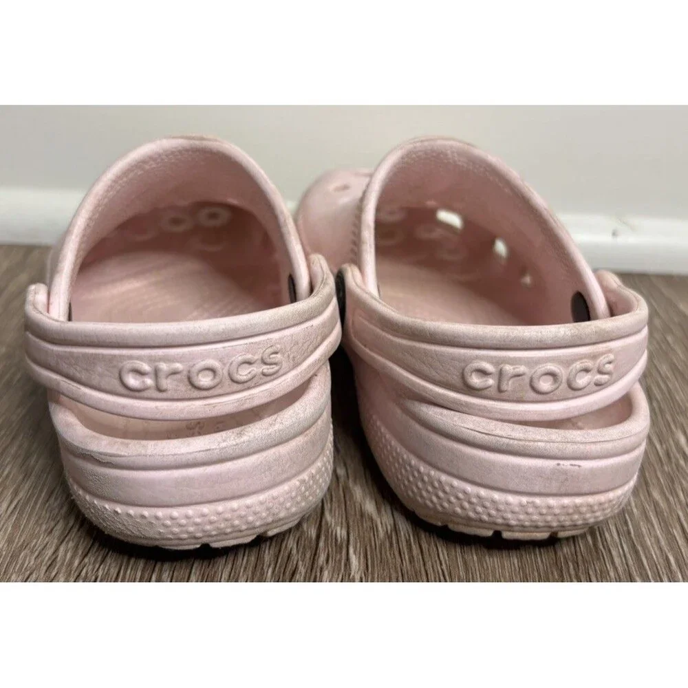 Crocs Pink Classic Clog Slip-On Shoes Unisex Baby & Toddler Size C 10 Pre-Owned